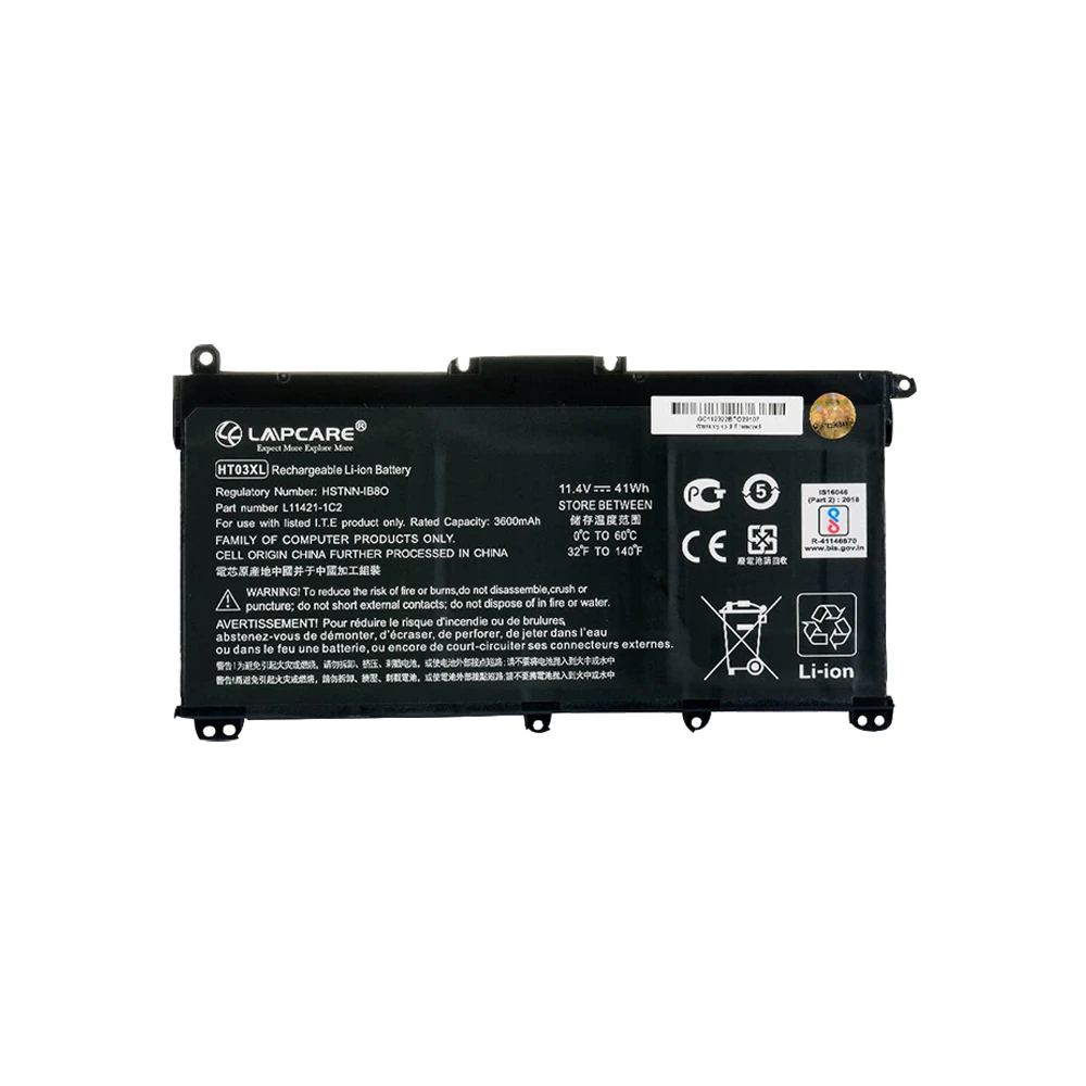 Lapcare Laptop Battery Compatible For HP Pavilion HT03XL view 2